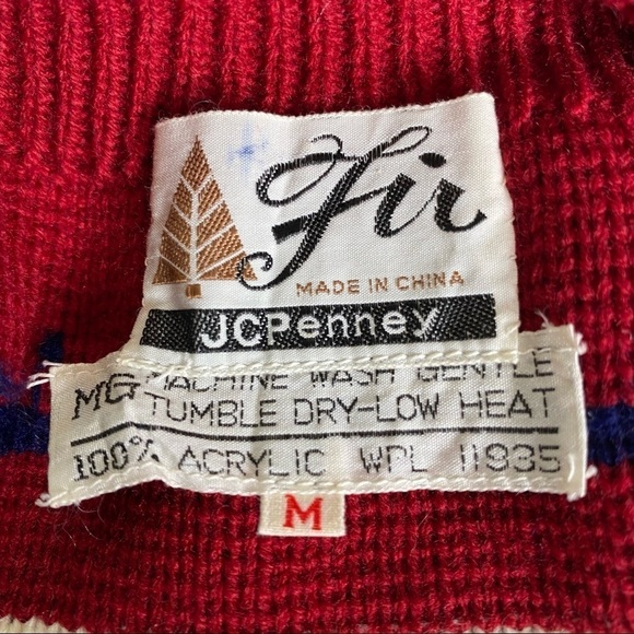 Vintage JC Penney 70’s-80’s Sweater. Size Medium - Picture 5 of 5
